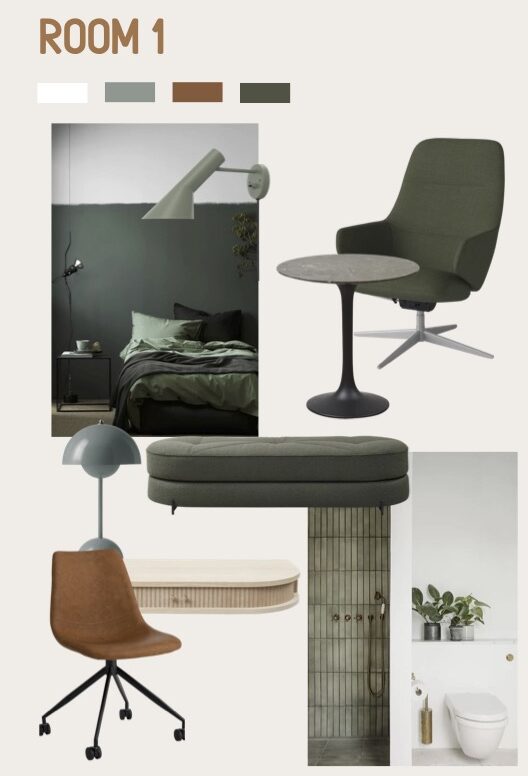 eksklusiv indretning. erhvervsindretning.