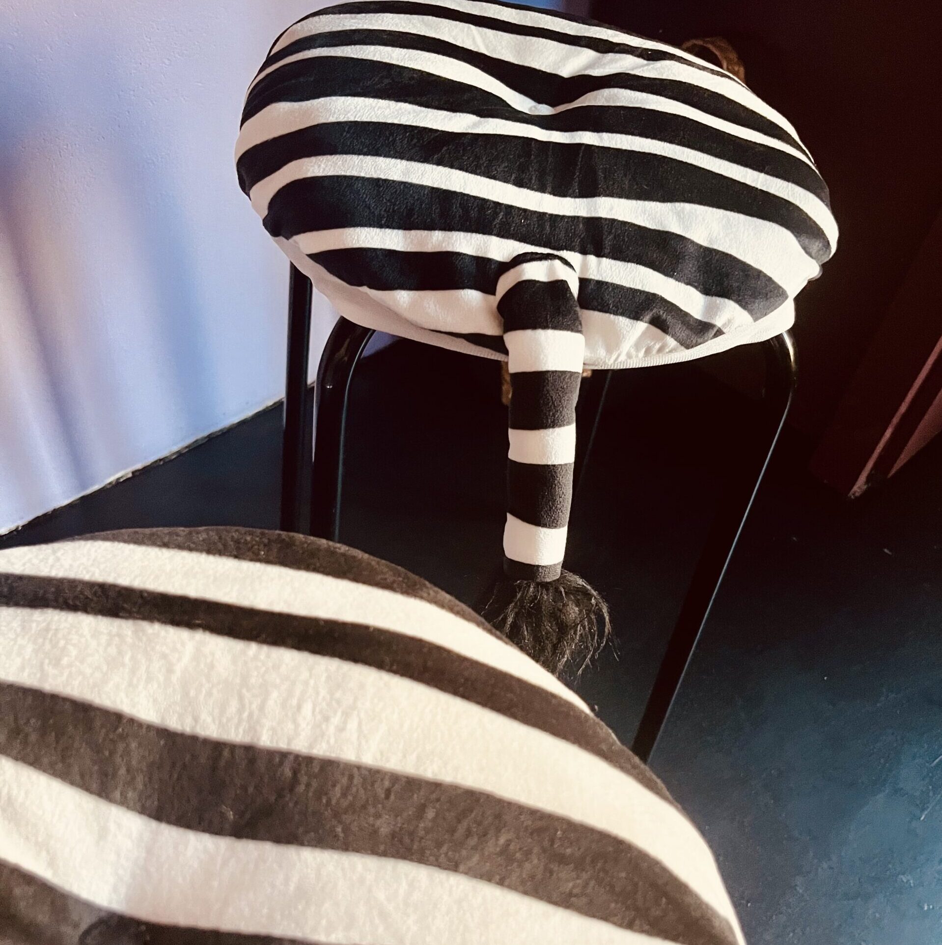 Zebra sæder børneskammel